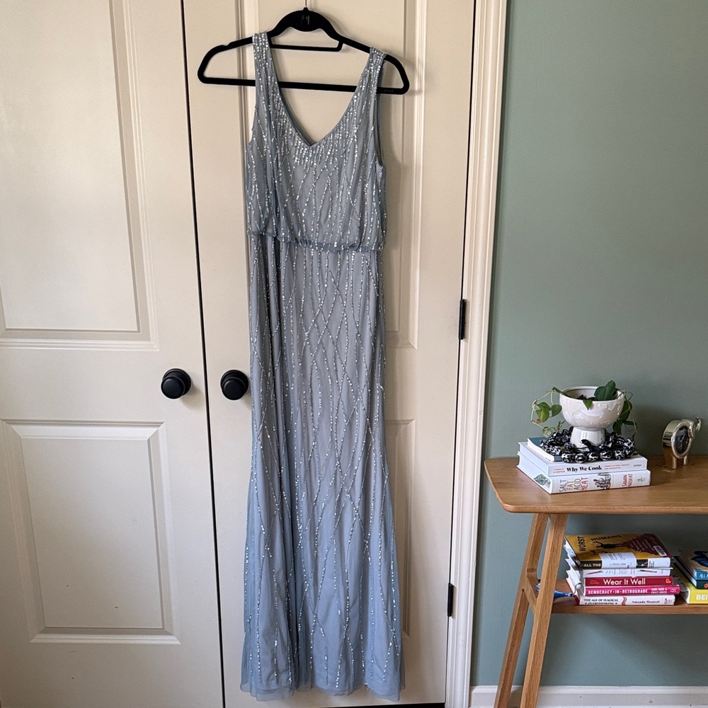Adrianna Papell Beaded Evening Gown